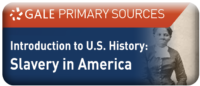 go to Gale primary resources introduction to U.S. History: Slavery in America website